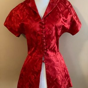 COPY - True vintage short sleeved red vest